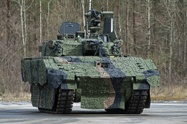 AJAX combat vehicle - crown copyright